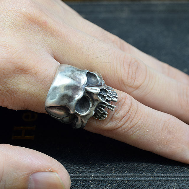GROWL SKULL RING SR-012