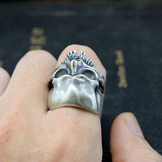 GROWL SKULL RING SR-012