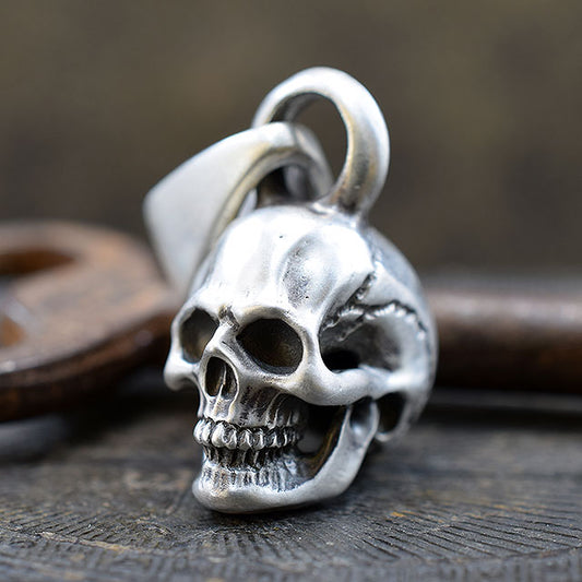 SAD SKULL PENDANT TOP SR-PT023