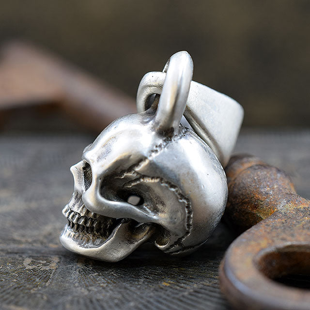SAD SKULL PENDANT TOP SR-PT023