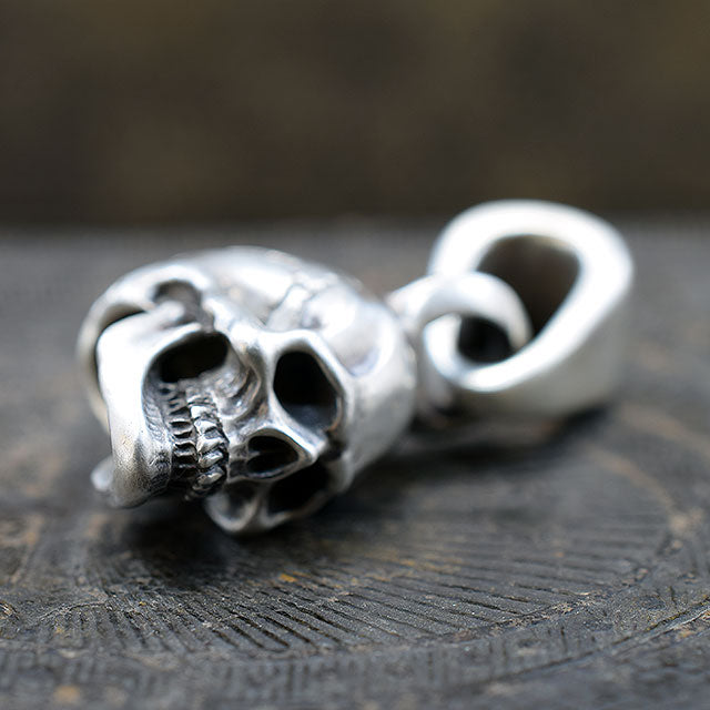 SAD SKULL PENDANT TOP SR-PT023