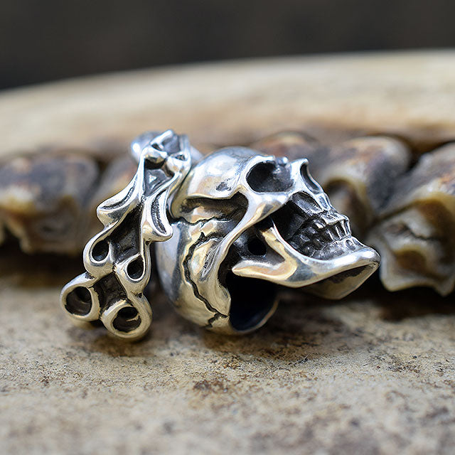 CREEPING SKULL PENDANT TOP SR-PT020