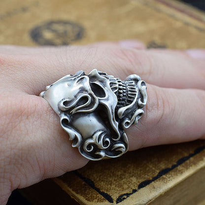 AGONY SKULL RING SR-003