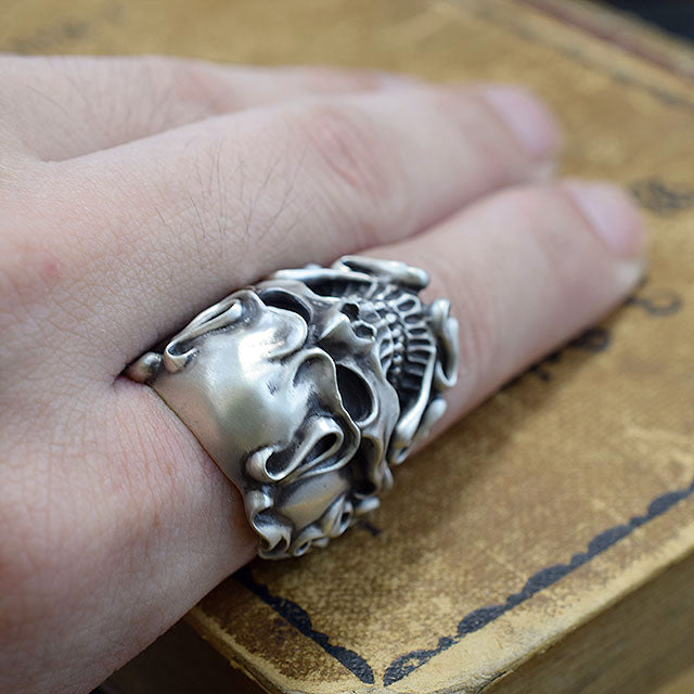 AGONY SKULL RING SR-003