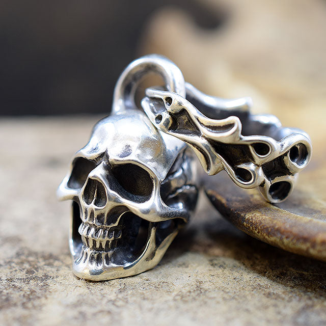 CREEPING SKULL PENDANT TOP SR-PT020