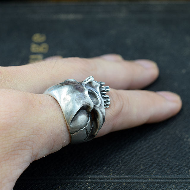 GROWL SKULL RING SR-012