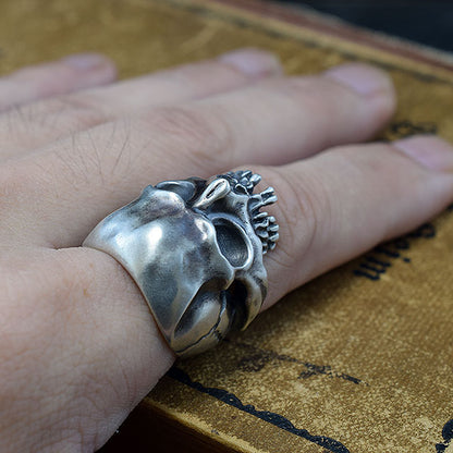 GROWL SKULL RING SR-012