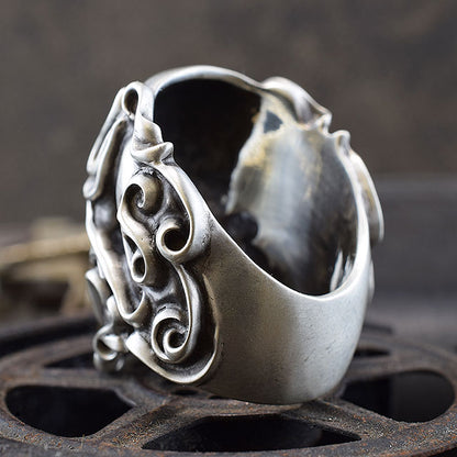 AGONY SKULL RING SR-003