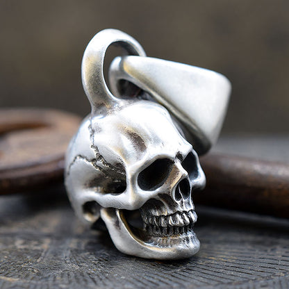 SAD SKULL PENDANT TOP SR-PT023