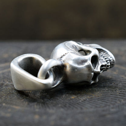 SAD SKULL PENDANT TOP SR-PT023