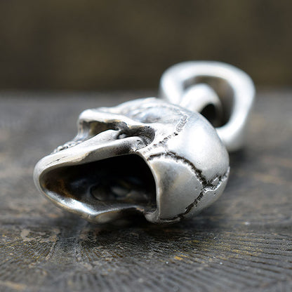 SAD SKULL PENDANT TOP SR-PT023