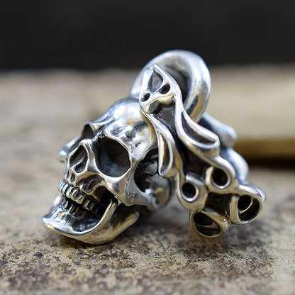 SCARS SKULL PENDANT TOP SR-PT109