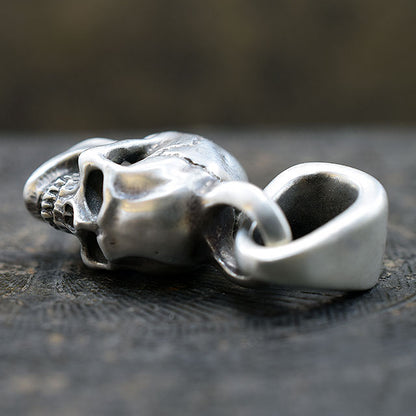 SAD SKULL PENDANT TOP SR-PT023