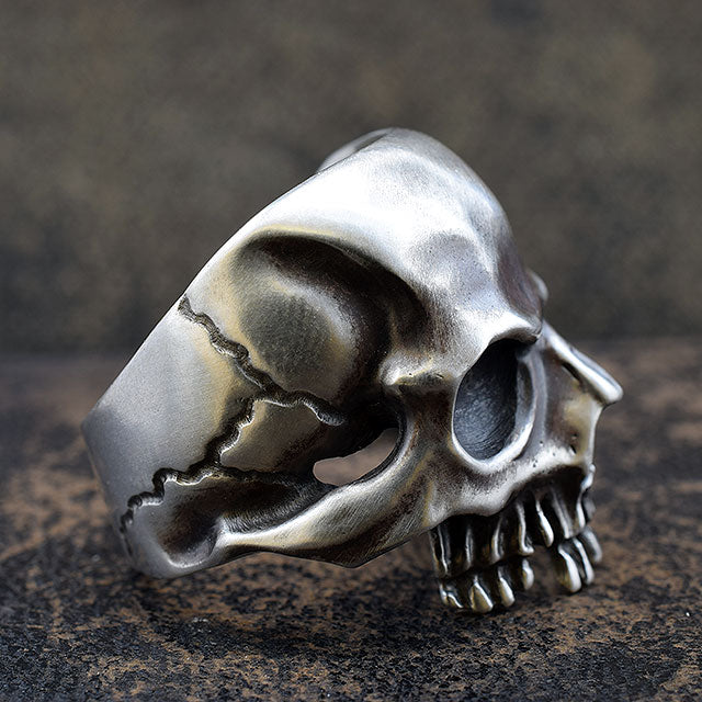GROWL SKULL RING SR-012
