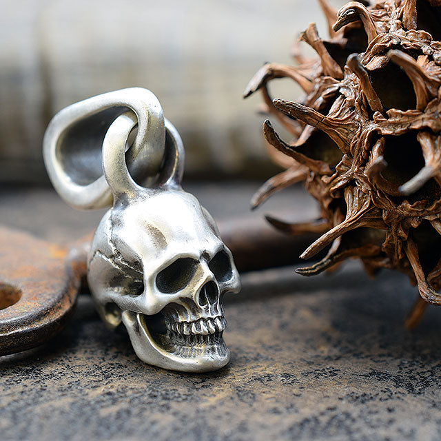 SAD SKULL PENDANT TOP SR-PT023