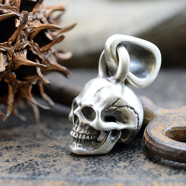 SAD SKULL PENDANT TOP SR-PT023