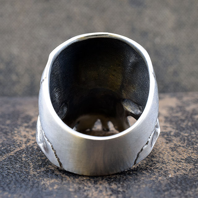 GROWL SKULL RING SR-012