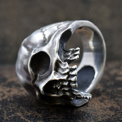 GROWL SKULL RING SR-012