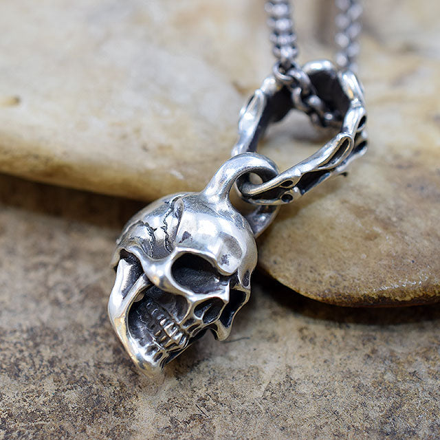 CREEPING SKULL PENDANT TOP SR-PT020