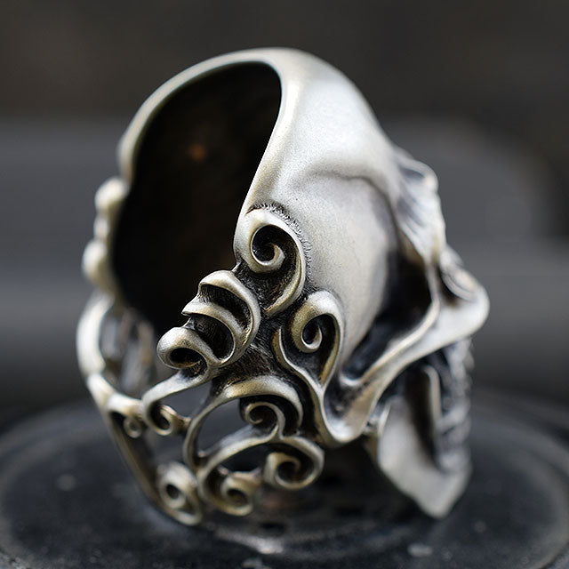 POSISON SKULL RING SR-R001