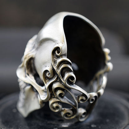 POSISON SKULL RING SR-R001