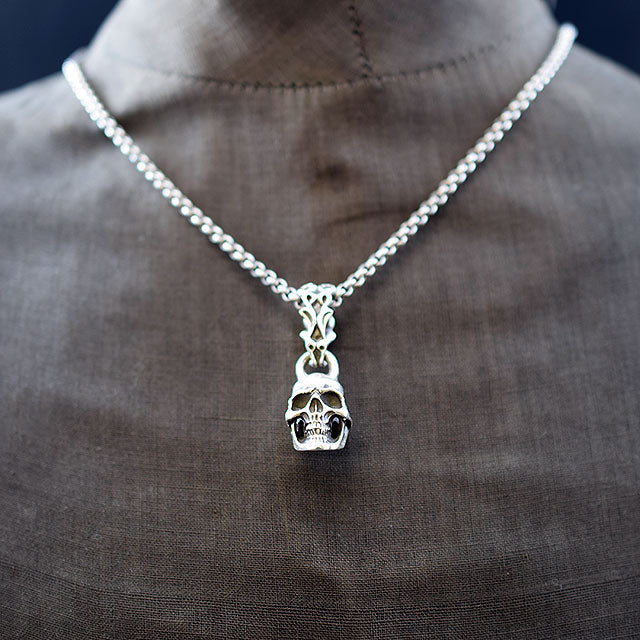 CREEPING SKULL PENDANT TOP SR-PT020