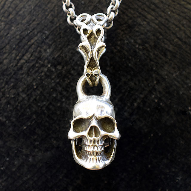 CREEPING SKULL PENDANT TOP SR-PT020