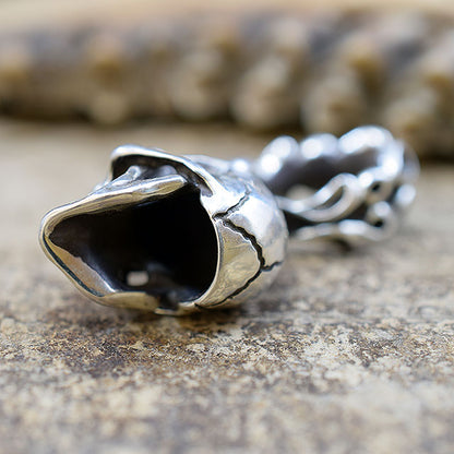 CREEPING SKULL PENDANT TOP SR-PT020