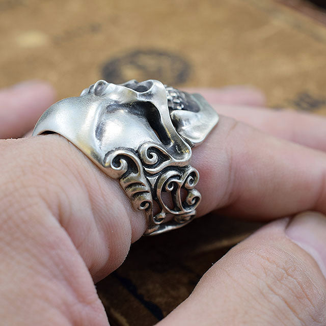 POISONOUS SKULL RING SR-R002