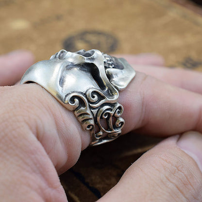 POISONOUS SKULL RING SR-R002