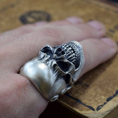 POSISON SKULL RING SR-R001