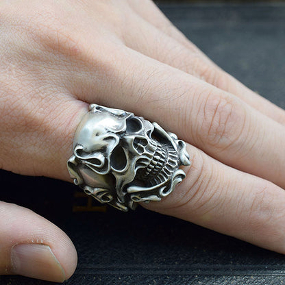 AGONY SKULL RING SR-003